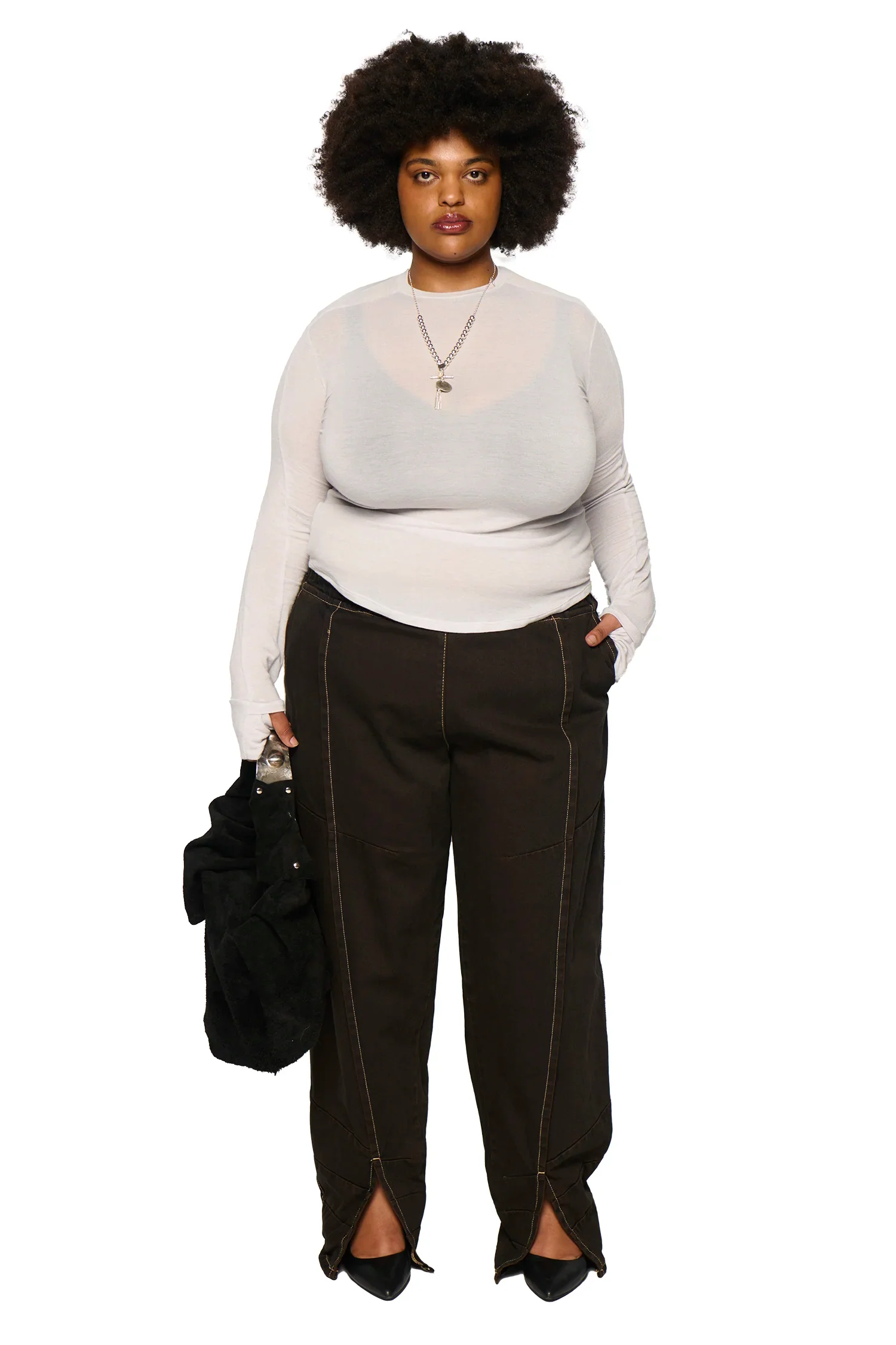 Baggy Spider Denim - Overdye Brown-Karlaidlaw-APOC STORE