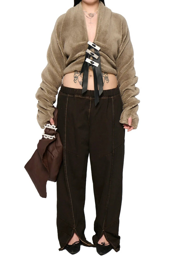 Baggy Spider Denim - Overdye Brown-Karlaidlaw-APOC STORE