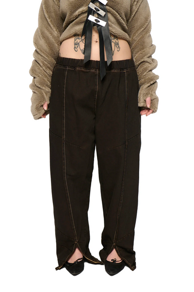 Baggy Spider Denim - Overdye Brown-Karlaidlaw-APOC STORE