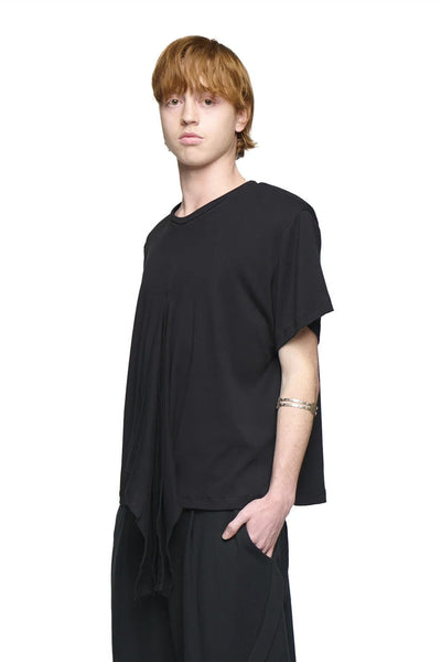 Scrunch T-Shirt - Black-Karlaidlaw-APOC STORE