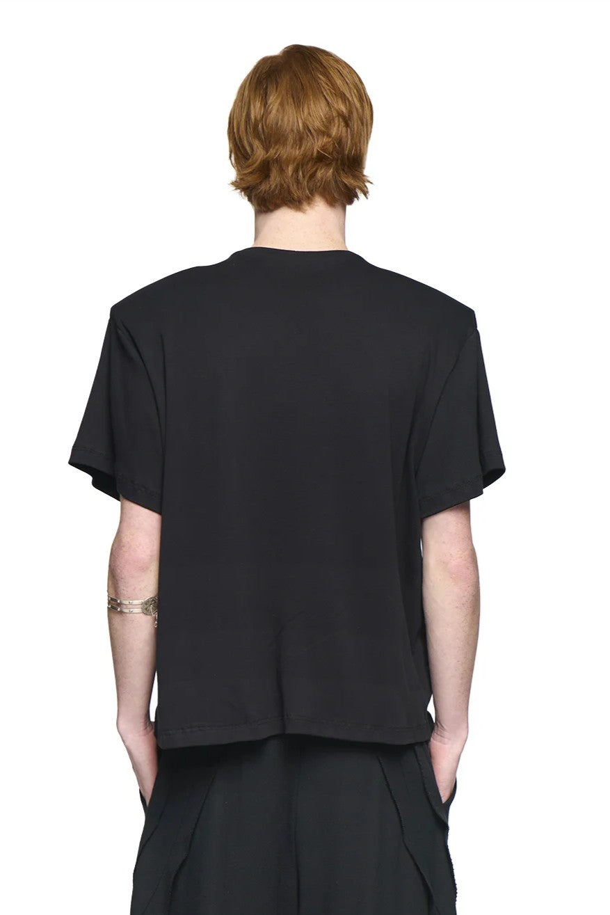 Scrunch T-Shirt - Black-Karlaidlaw-APOC STORE