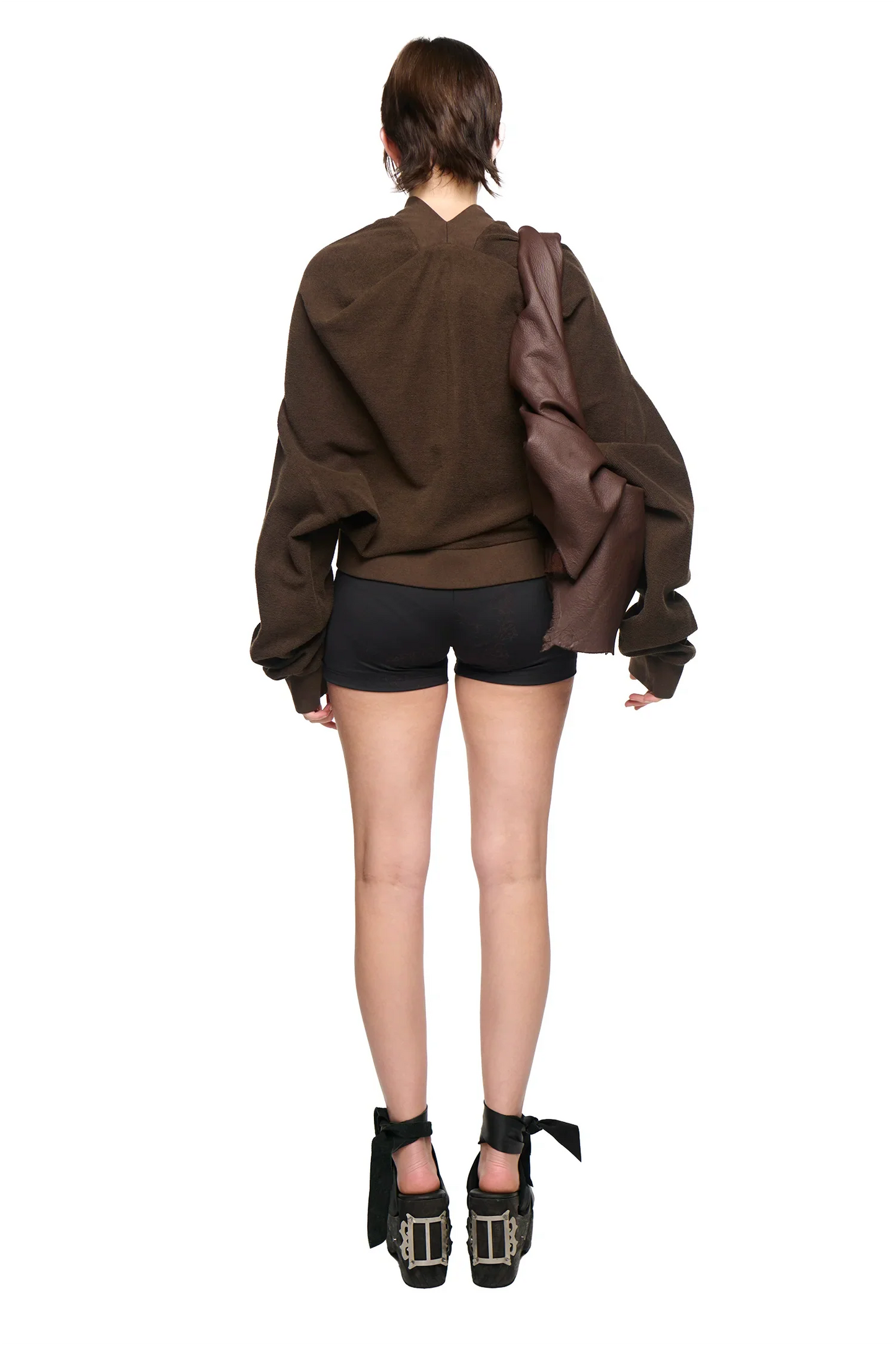 Floral Bike Short - Black/Purple-Karlaidlaw-APOC STORE