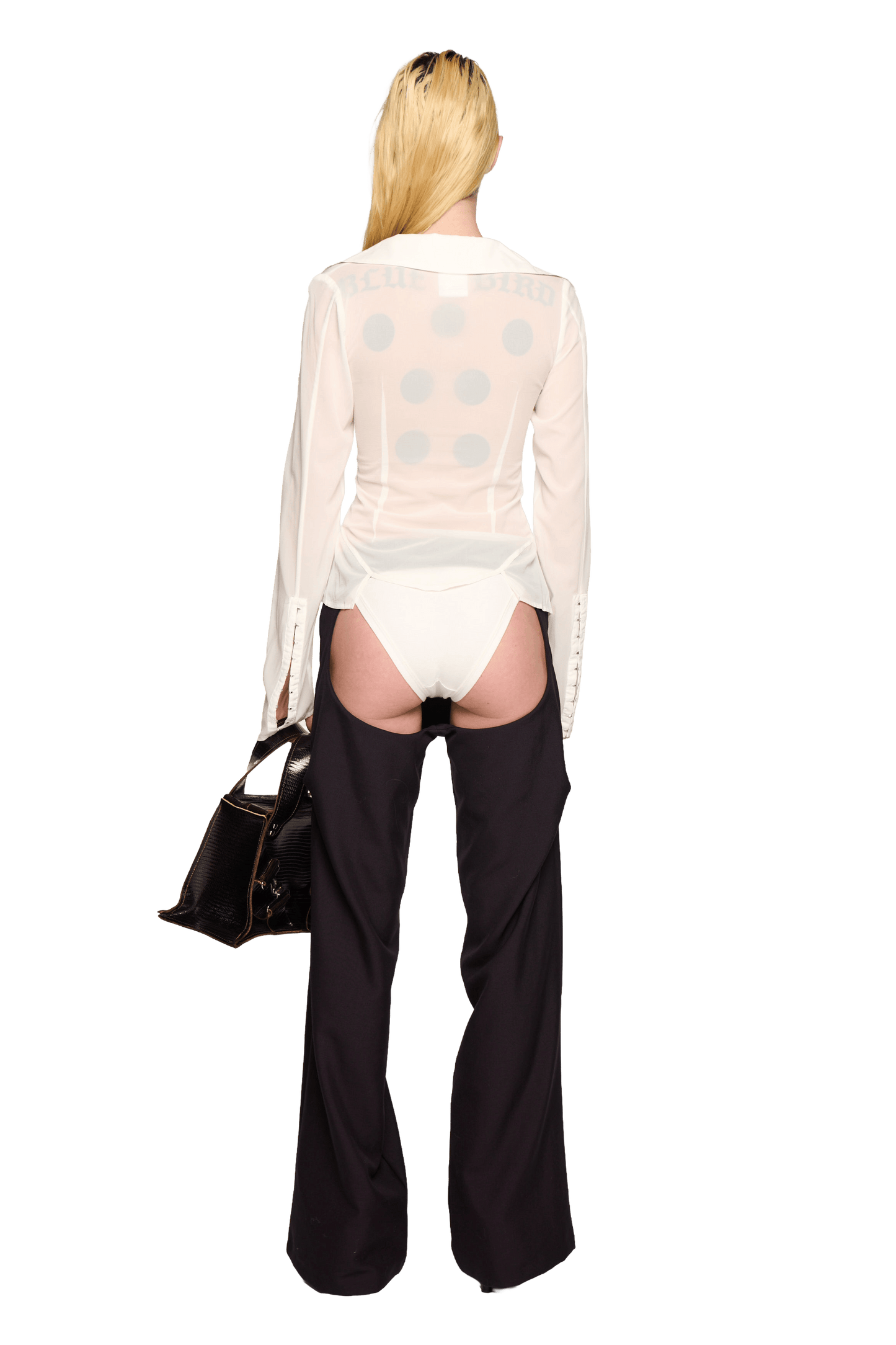 Georgette Sailor Shirt - White