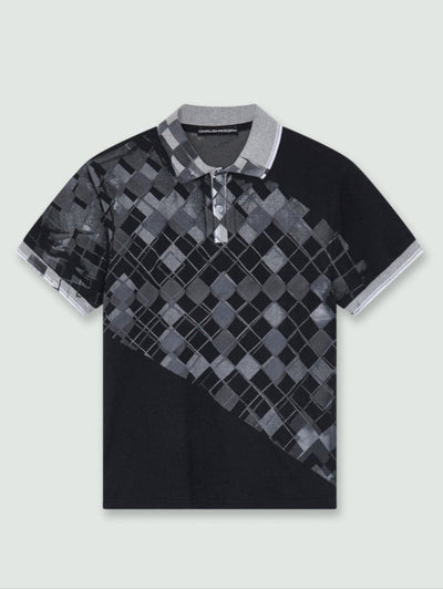 Grid Polo Shirt-Onrushw23fh-APOC STORE