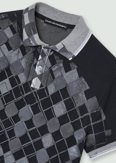 Grid Polo Shirt-Onrushw23fh-APOC STORE