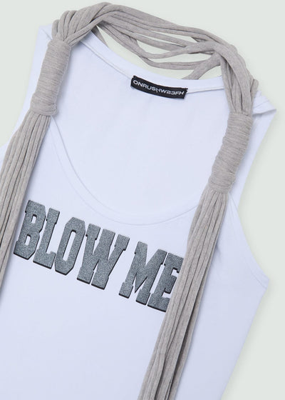 "Blow me" tank top-Onrushw23fh-APOC STORE