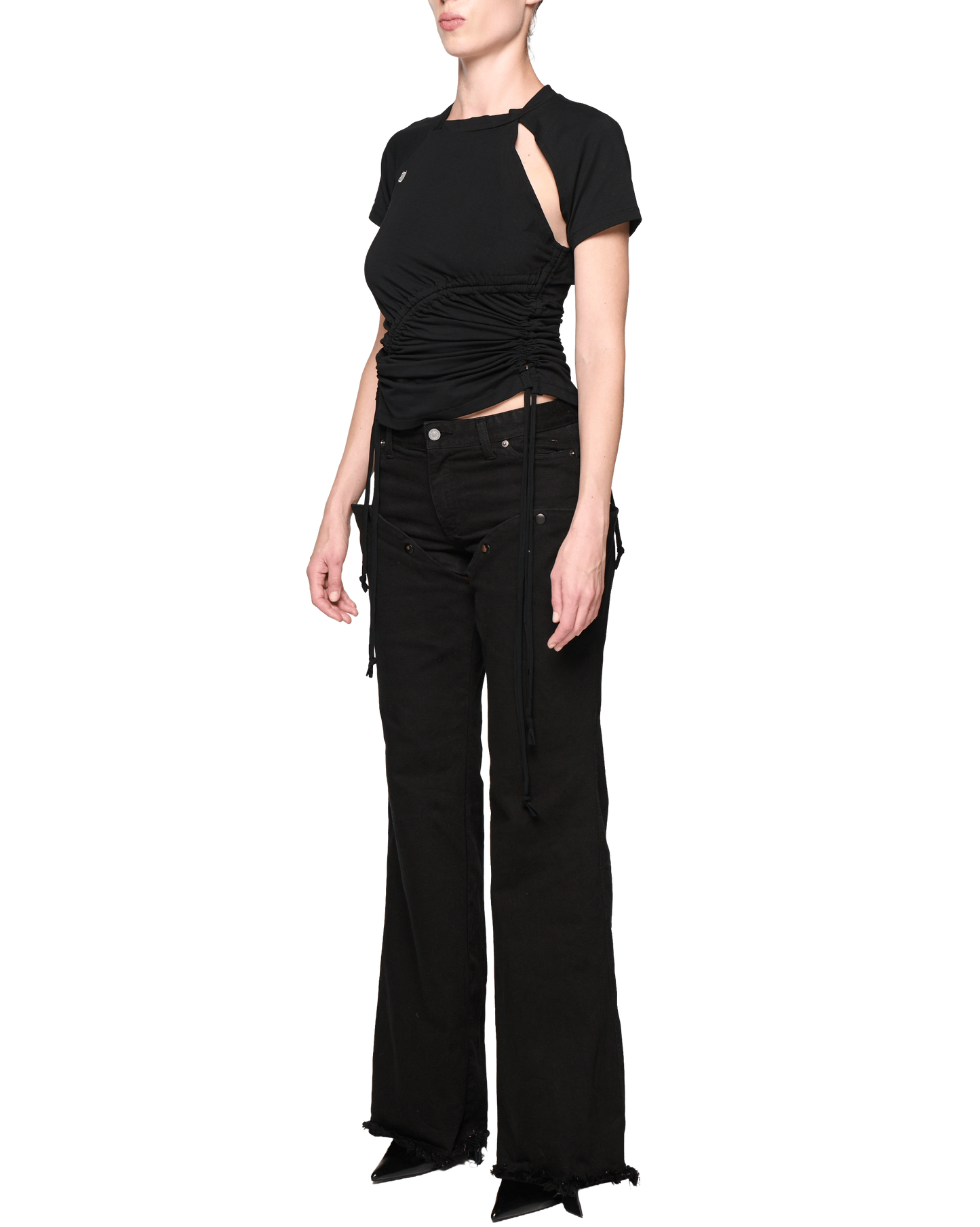 Run Off Denim V2 - Black