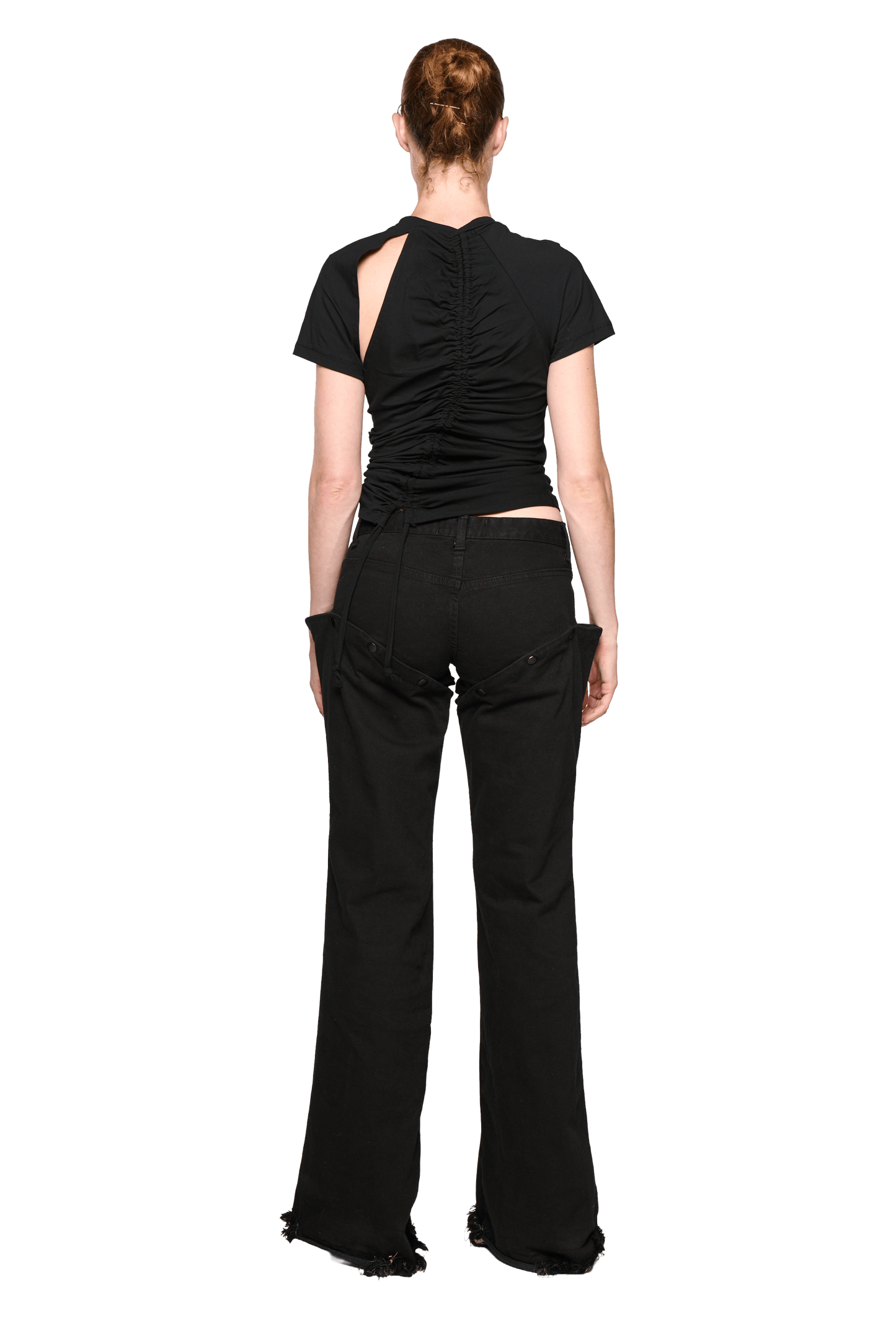 Run Off Denim V2 - Black