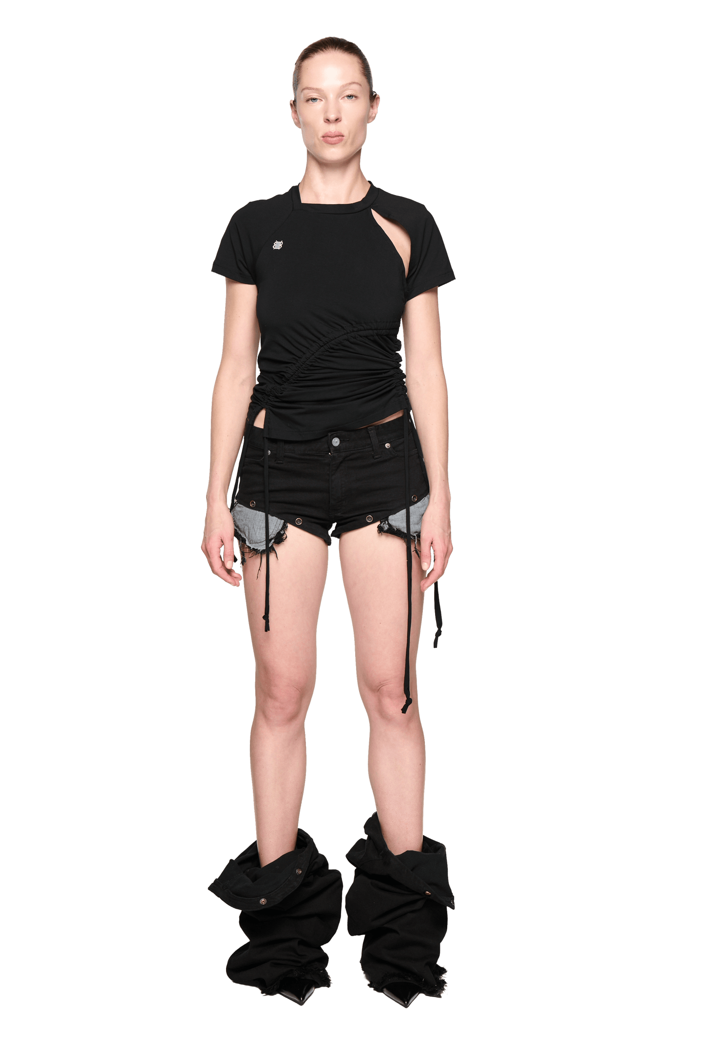 Run Off Denim V2 - Black