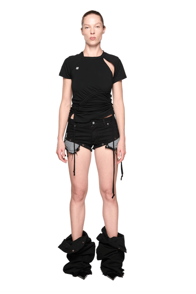 Run Off Denim V2 - Black