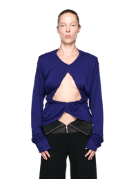 Scrunch Long Sleeve - Purple-Karlaidlaw-APOC STORE
