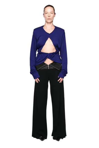 Scrunch Long Sleeve - Purple-Karlaidlaw-APOC STORE