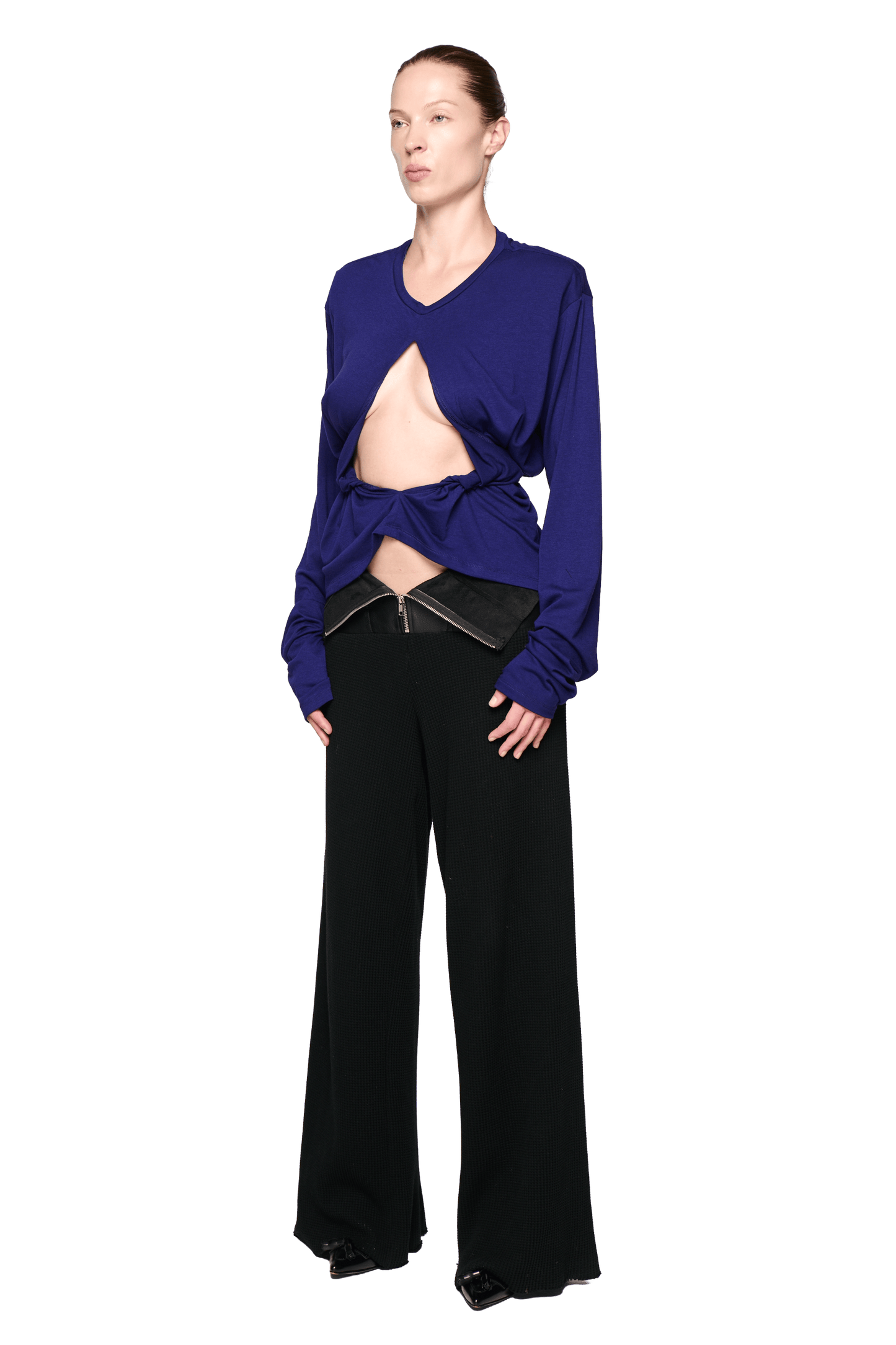 Scrunch Long Sleeve - Purple-Karlaidlaw-APOC STORE