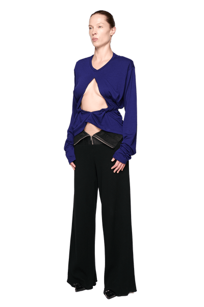 Scrunch Long Sleeve - Purple-Karlaidlaw-APOC STORE