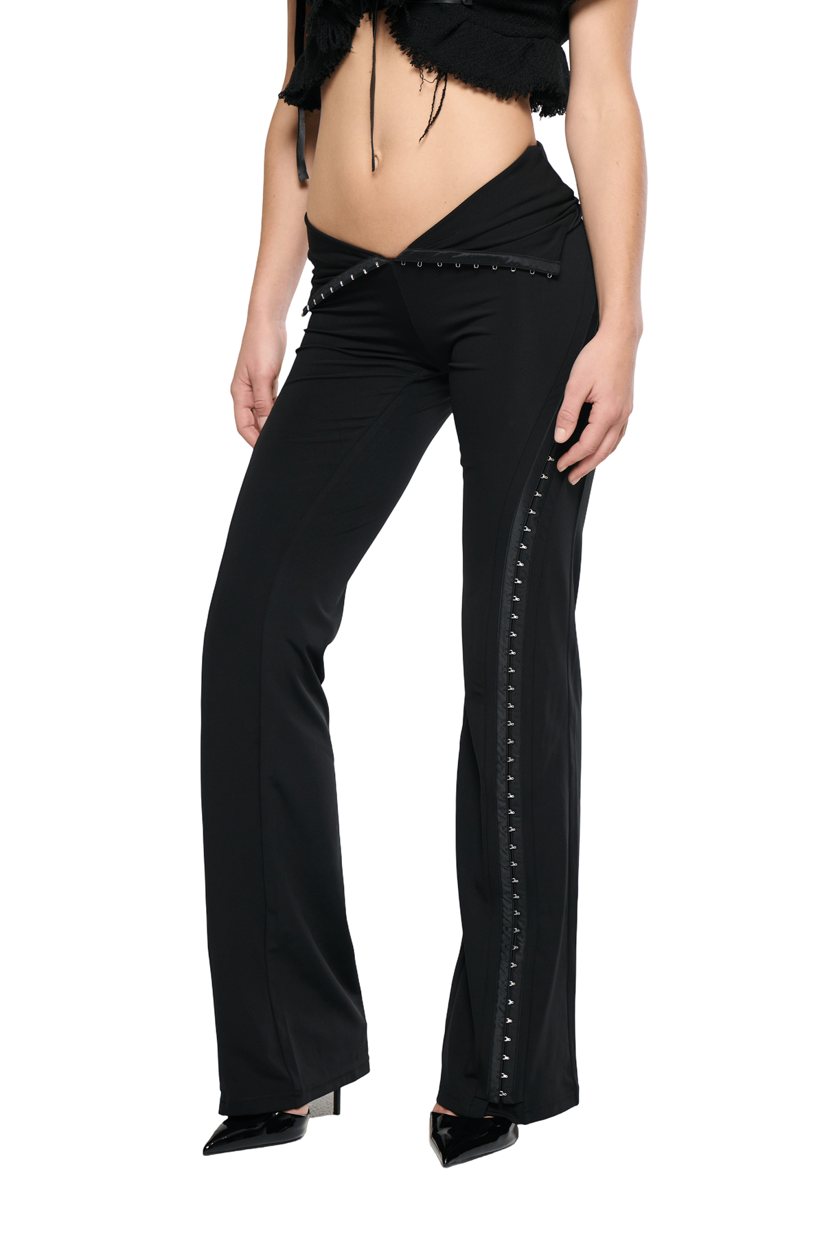 Hooked Pant - Black-Karlaidlaw-APOC STORE