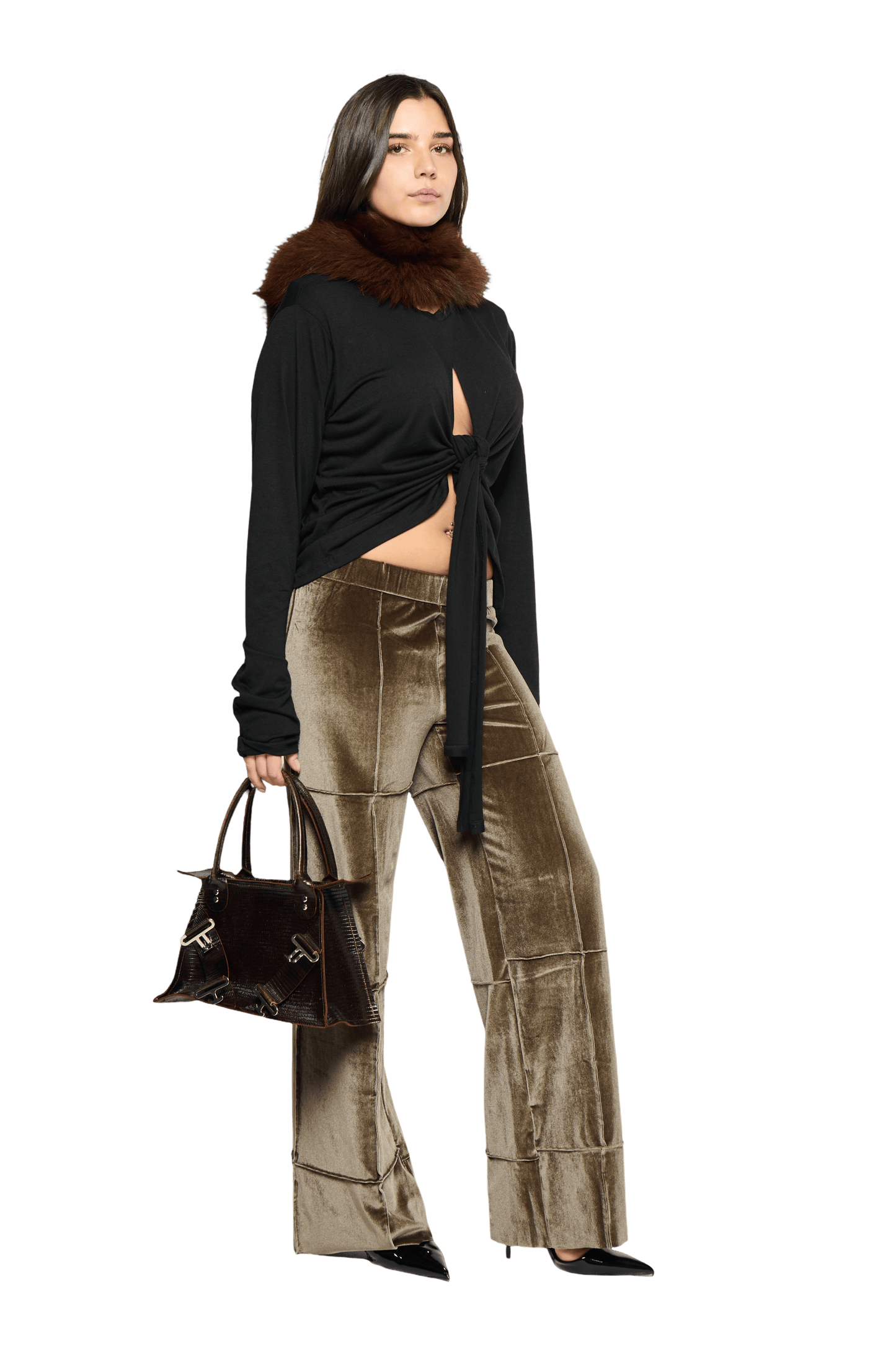 Akanni Bag Brown - Small-Karlaidlaw-APOC STORE