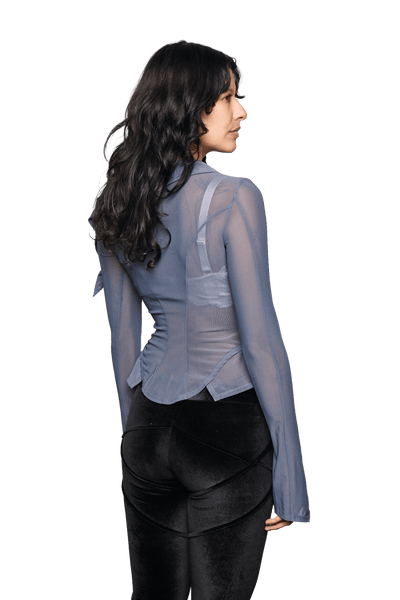 Haniya Sailor Top - Steel