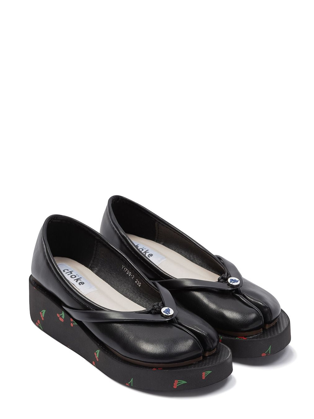 chöke Tabi Sandals in black-Chöke-APOC STORE