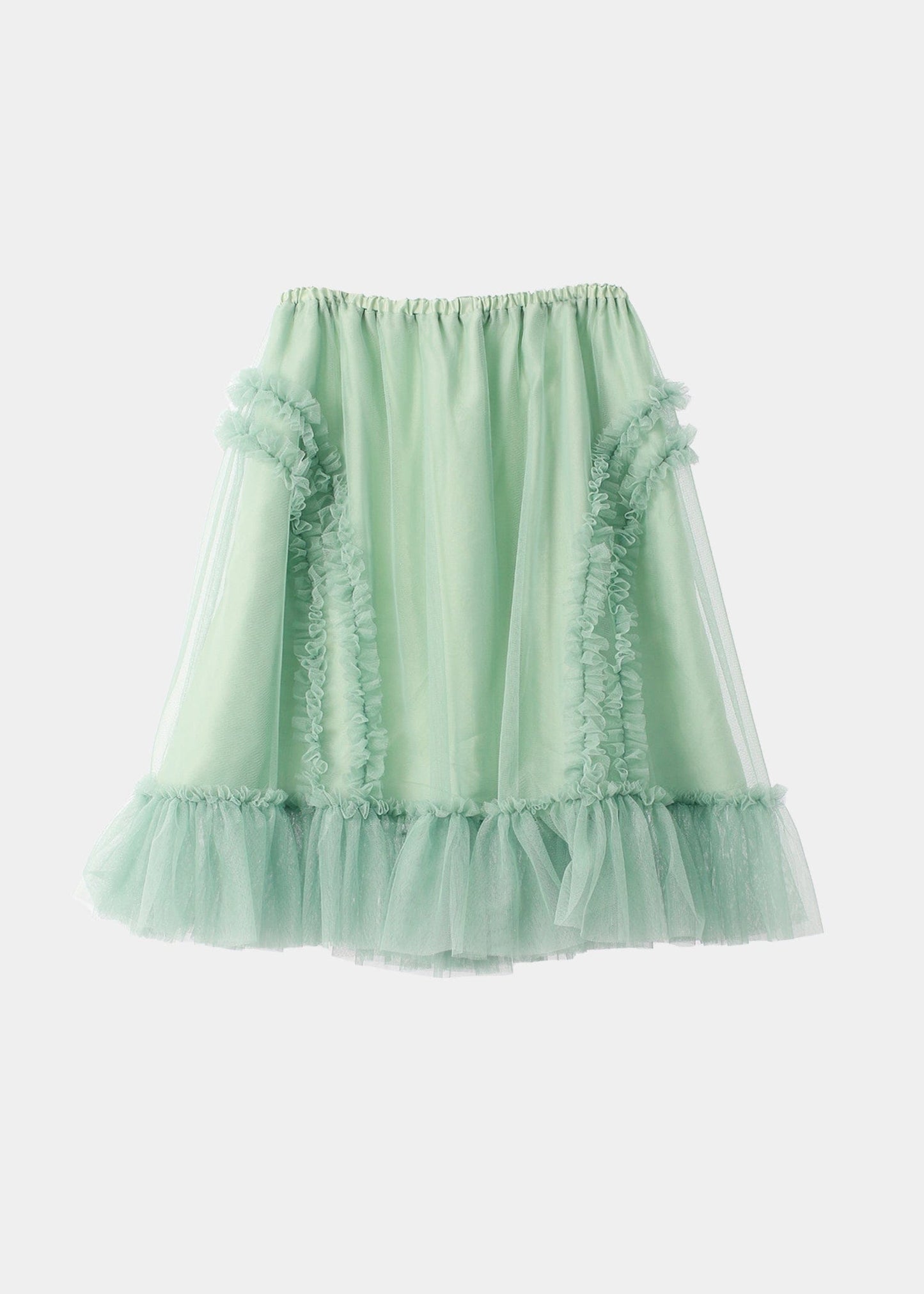 BANDING RUFFLE SHA SKIRT MINT-SAENGIN STUDIOS-APOC STORE