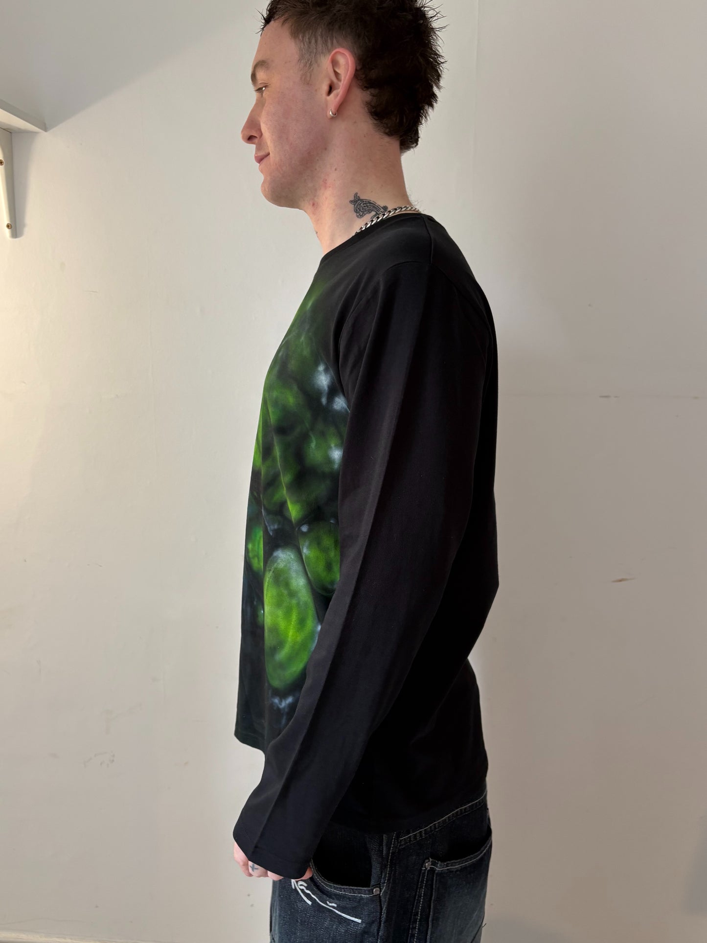 Green egg black longsleeve-Mia Violet-APOC STORE
