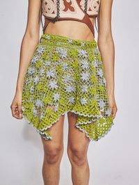 Pixie Skirt - Green Silver-VEREDAS-APOC STORE