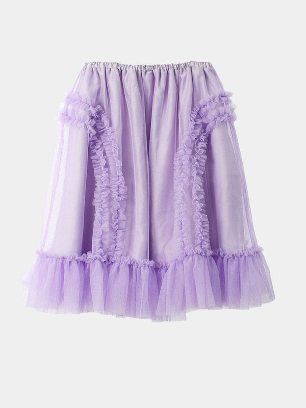 BANDING RUFFLE SHA SKIRT PURPLE-SAENGIN STUDIOS-APOC STORE