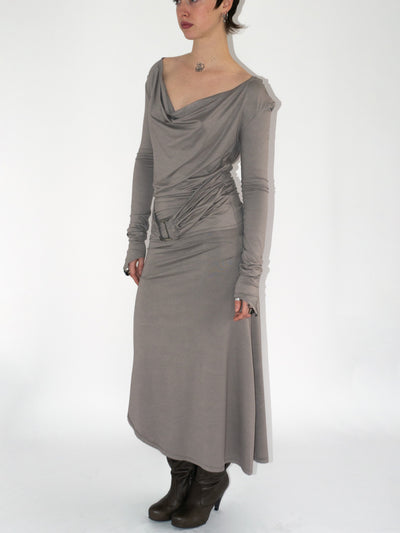 BUCKLE DRESS-Kenza Iatrides-APOC STORE