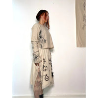 hythe linen top-Snake Divine-APOC STORE