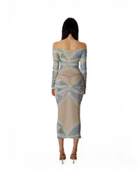 BUTTERFLY DRESS NEUTRAL-Nibgnus-APOC STORE
