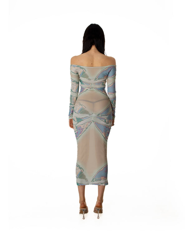 BUTTERFLY DRESS NEUTRAL-Nibgnus-APOC STORE