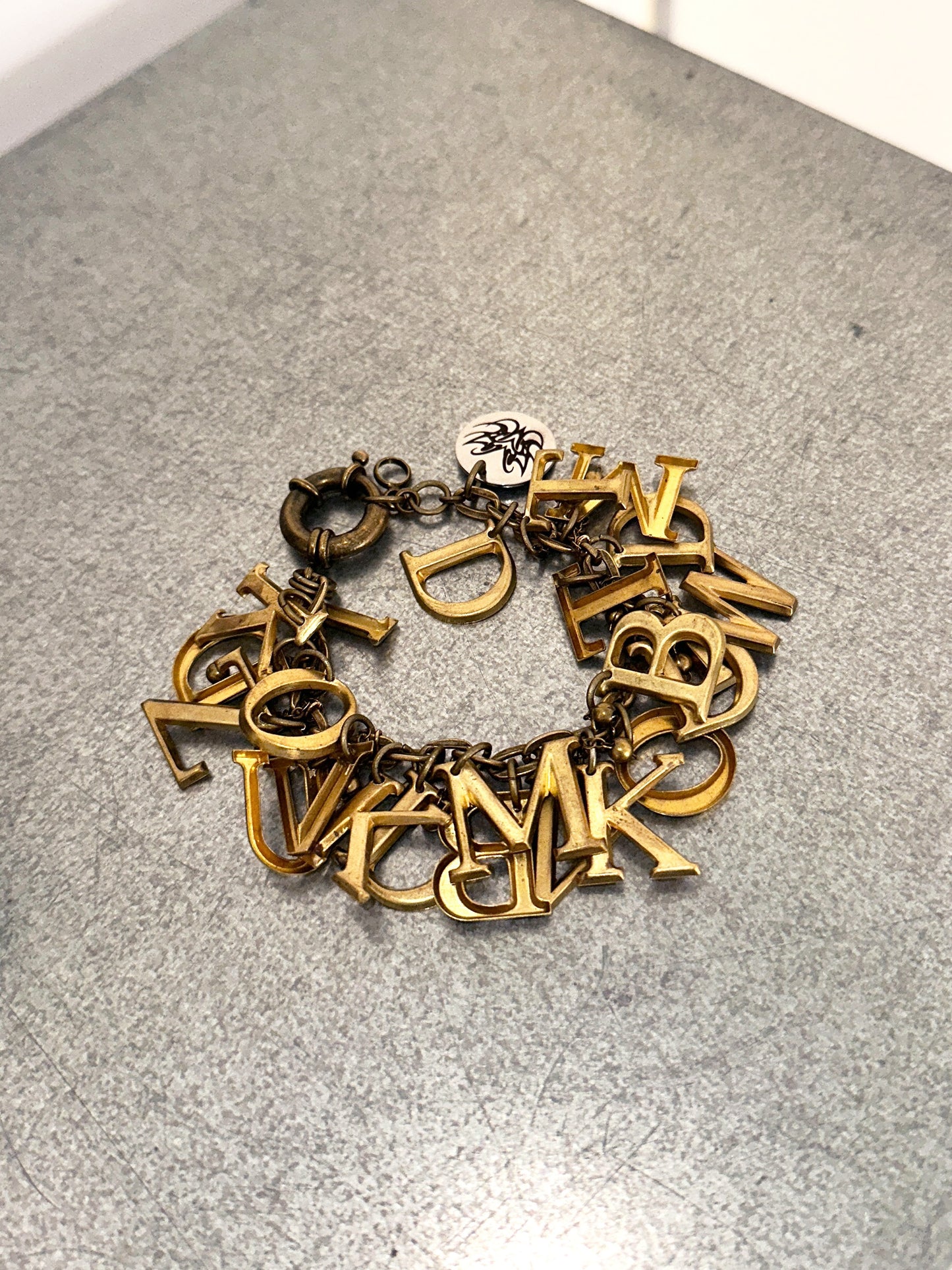 Letter bracelet-Alisa Cayoo-APOC STORE