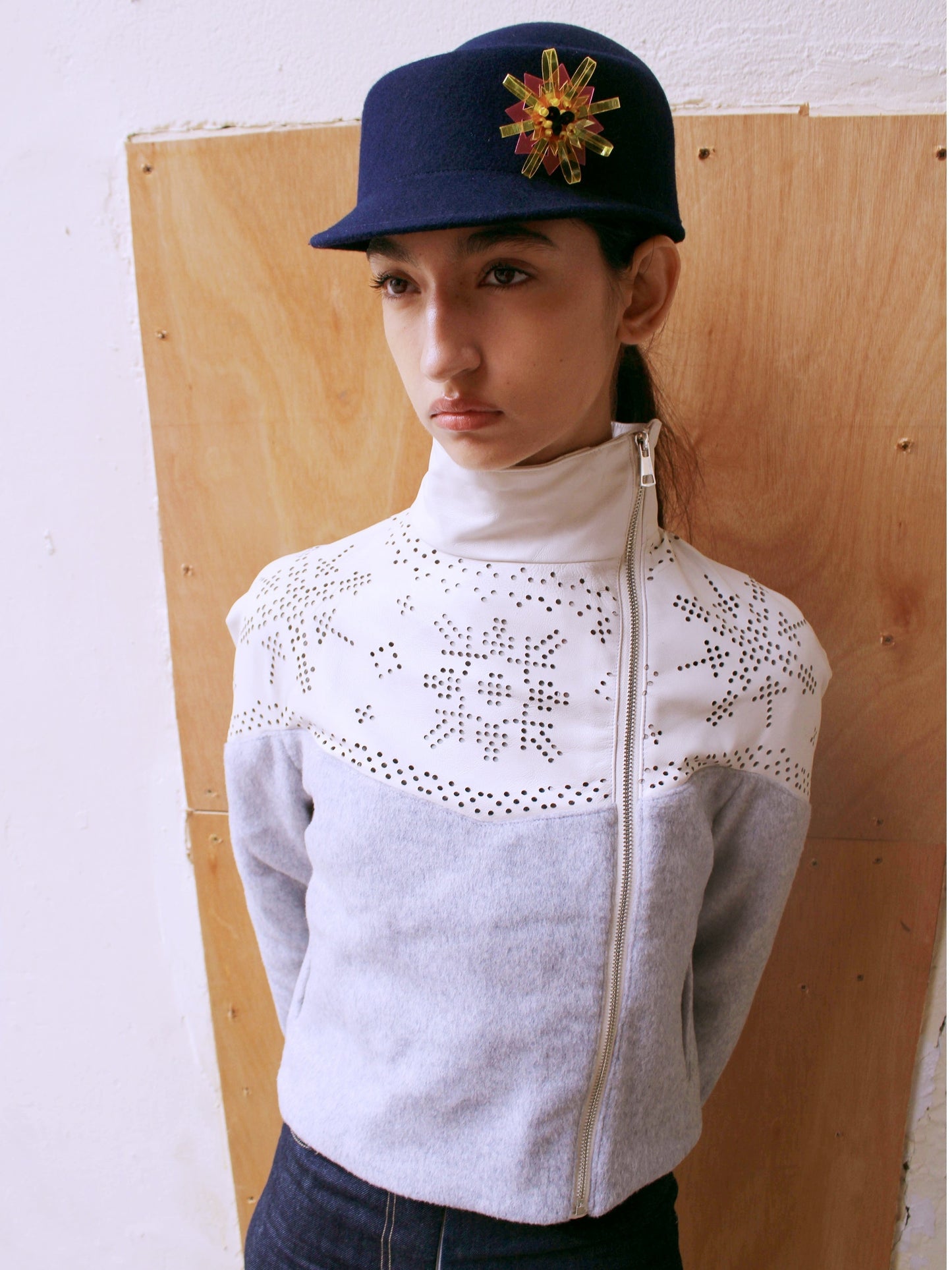 chöke felt hat in navy-Chöke-APOC STORE