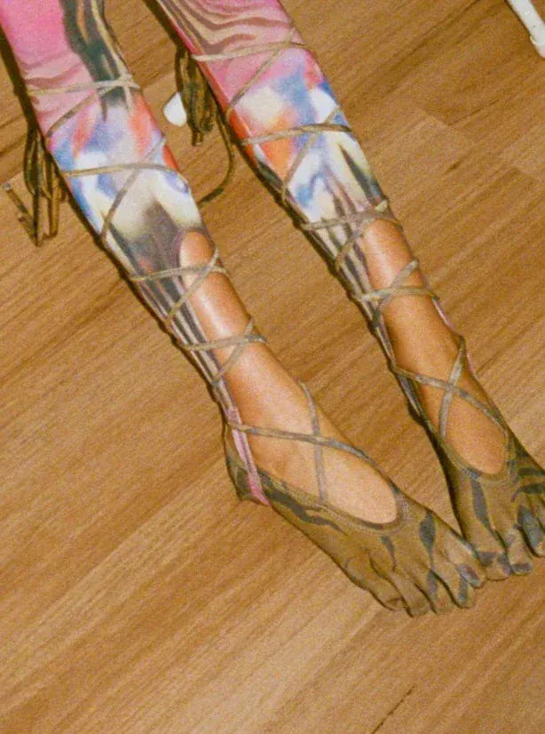 fake fitness stockings souvenir-Danbi-APOC STORE