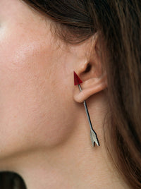 Paise Earring Silver 2-Anton Belinskiy-APOC STORE