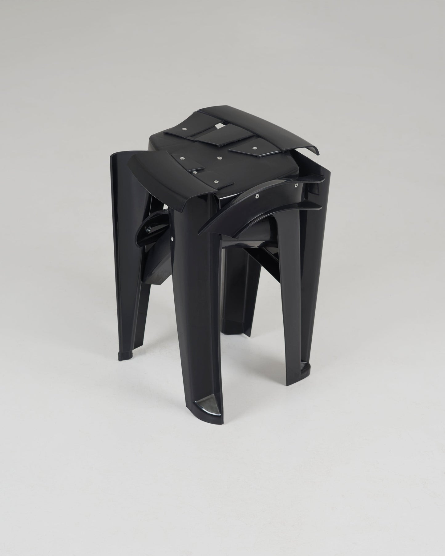 Copytopia Stool - black-Pierre Castignola-APOC STORE