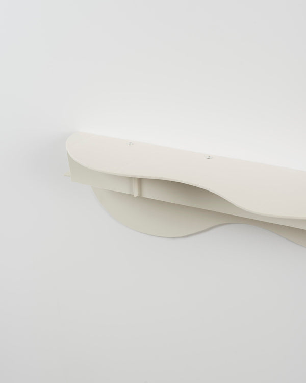 Wave wall shelf - white-Pierre Castignola-APOC STORE