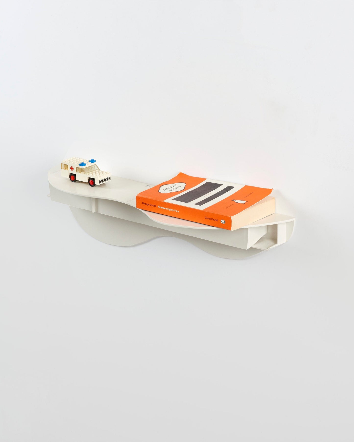 Wave wall shelf - white-Pierre Castignola-APOC STORE