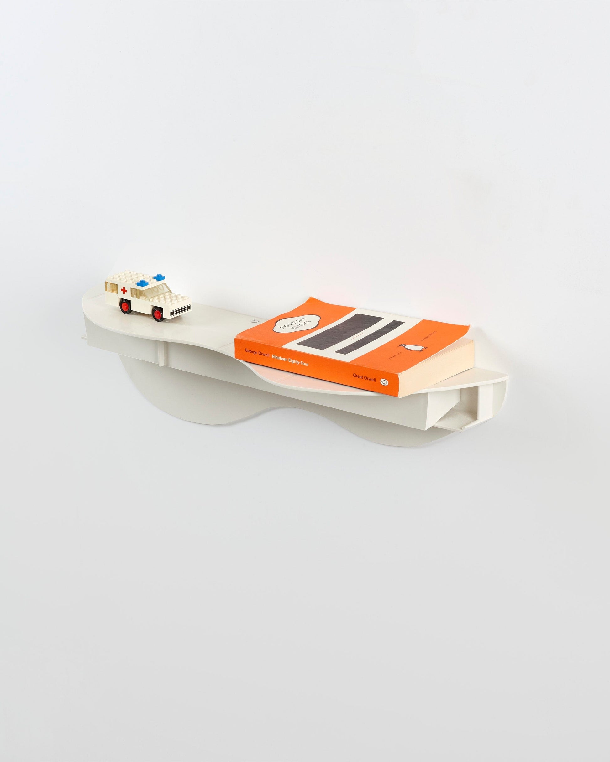 Wave wall shelf - white-Pierre Castignola-APOC STORE