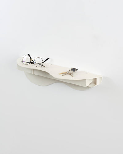 Wave wall shelf - white-Pierre Castignola-APOC STORE