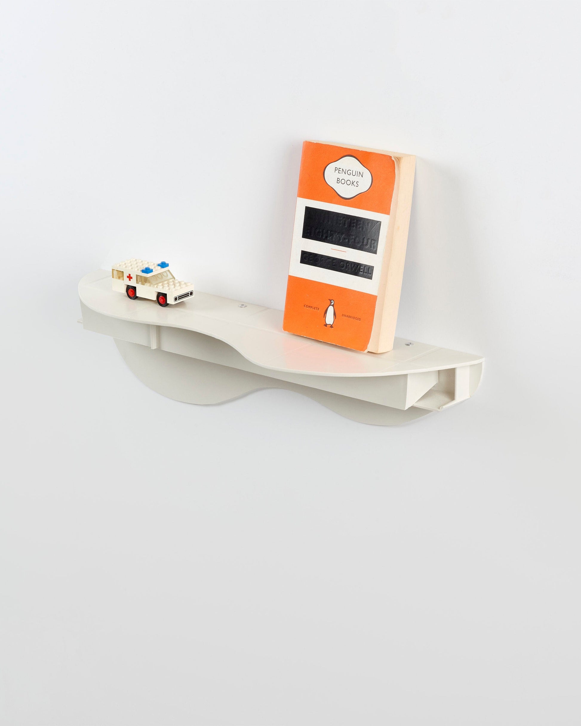 Wave wall shelf - white-Pierre Castignola-APOC STORE