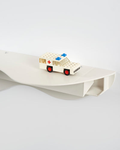 Wave wall shelf - white-Pierre Castignola-APOC STORE