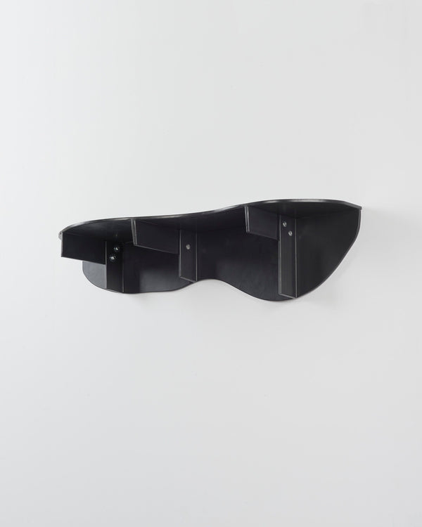 Wave wall shelf - black-Pierre Castignola-APOC STORE