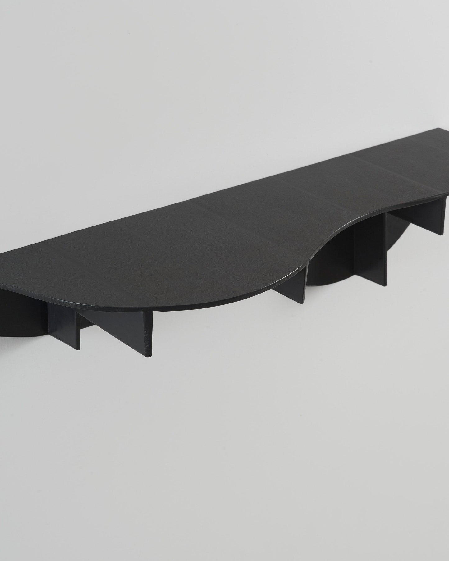 Wave wall shelf - black-Pierre Castignola-APOC STORE
