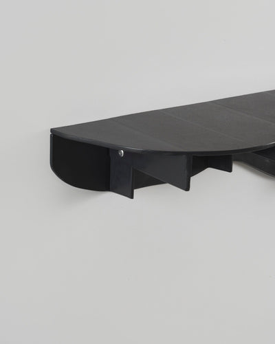 Wave wall shelf - black-Pierre Castignola-APOC STORE