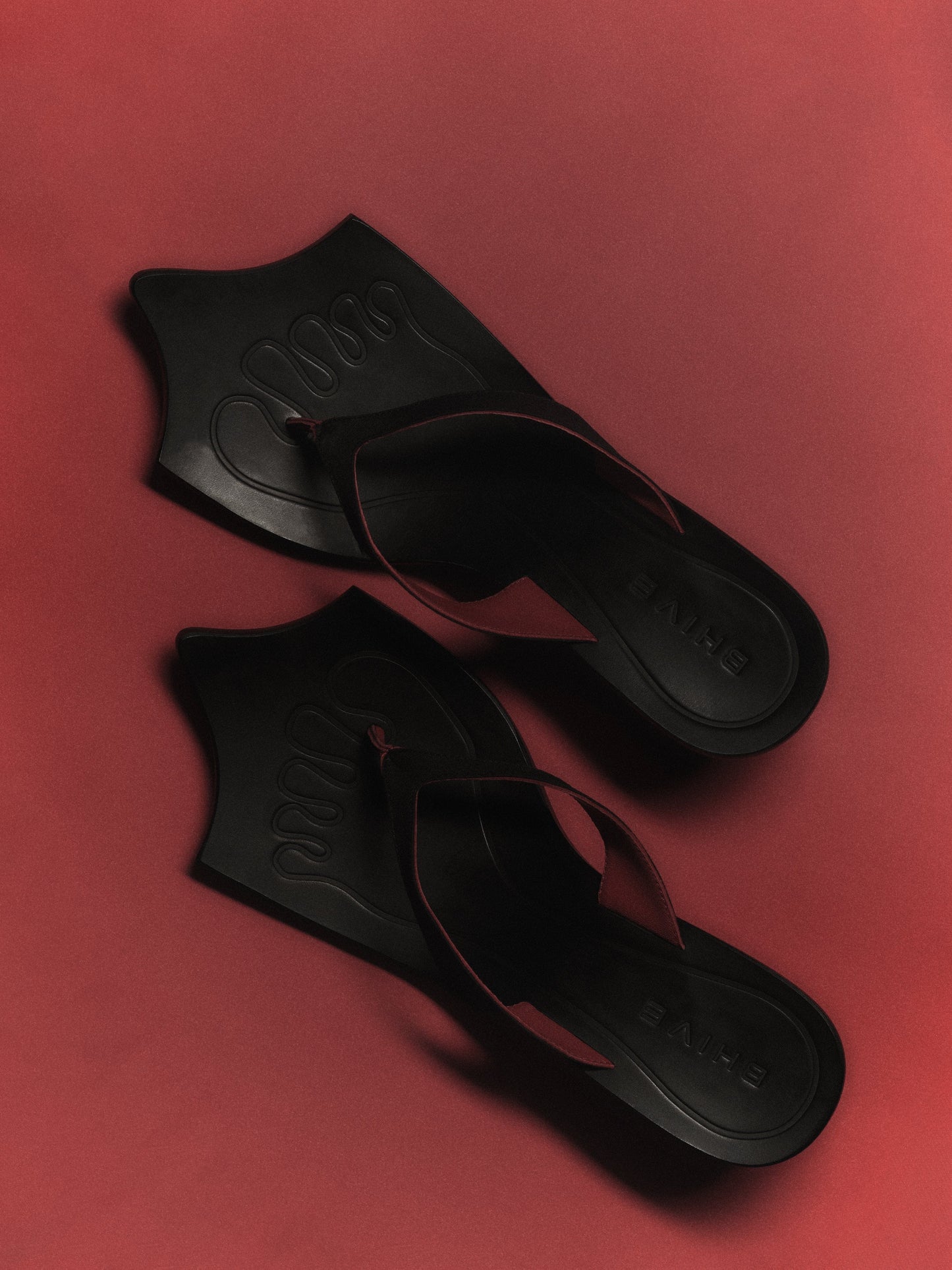 Drago Sandals Black & Red-BHIVE-APOC STORE