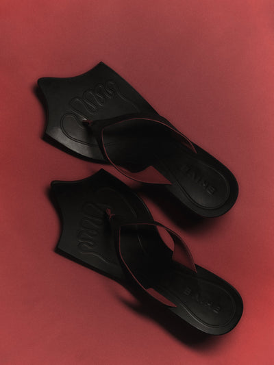 Drago Sandals Black & Red-BHIVE-APOC STORE