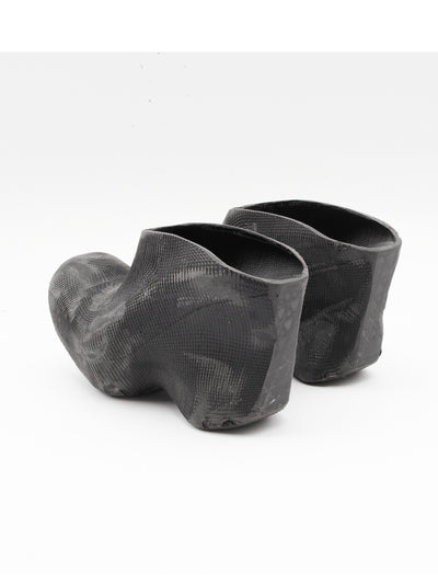 Sanded Platform Mules-BODY AMPLIFICATION DEVICES-APOC STORE