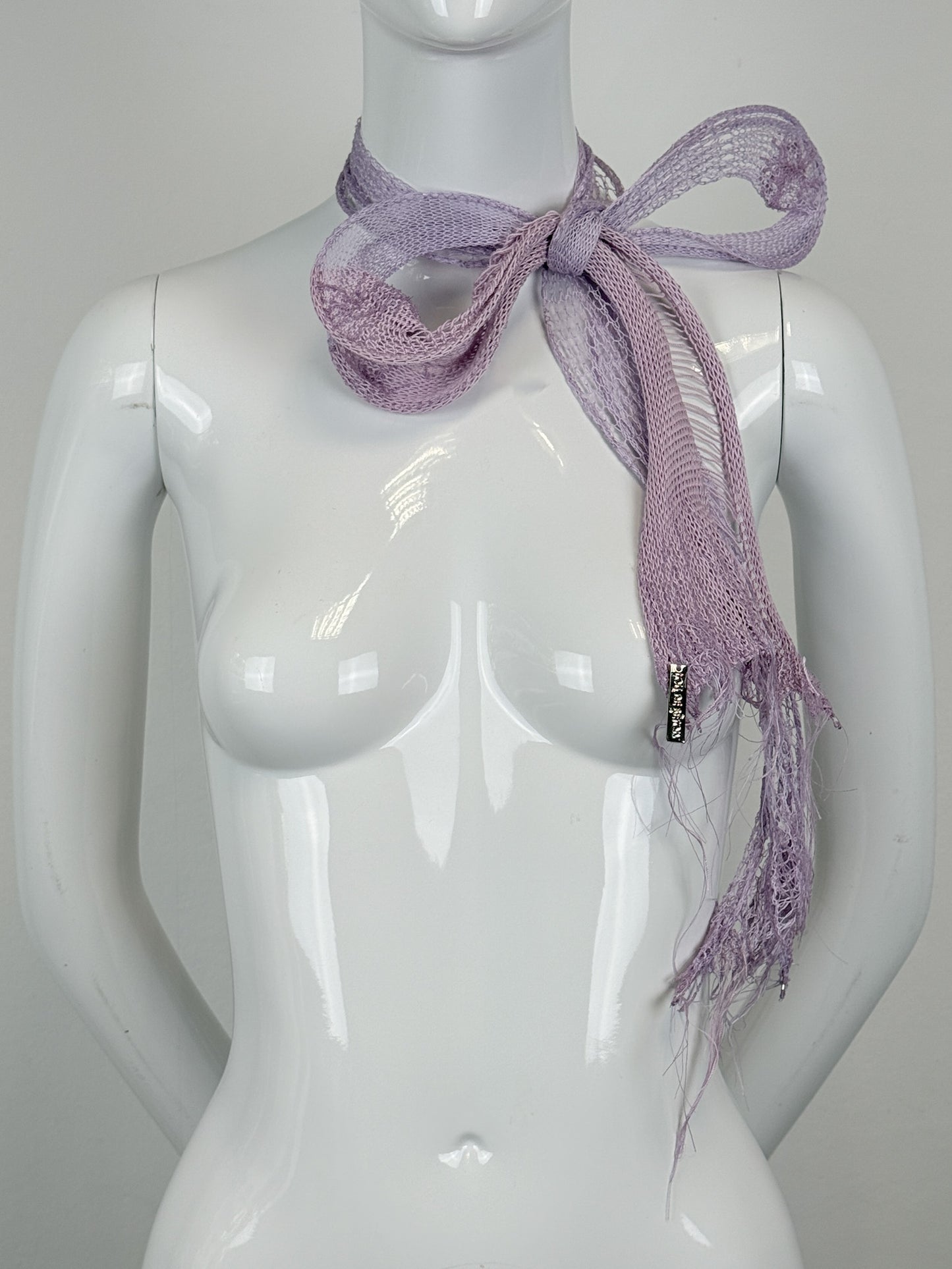 KNITTED BOW CHOKER PURPLE-Lou de Bètoly-APOC STORE