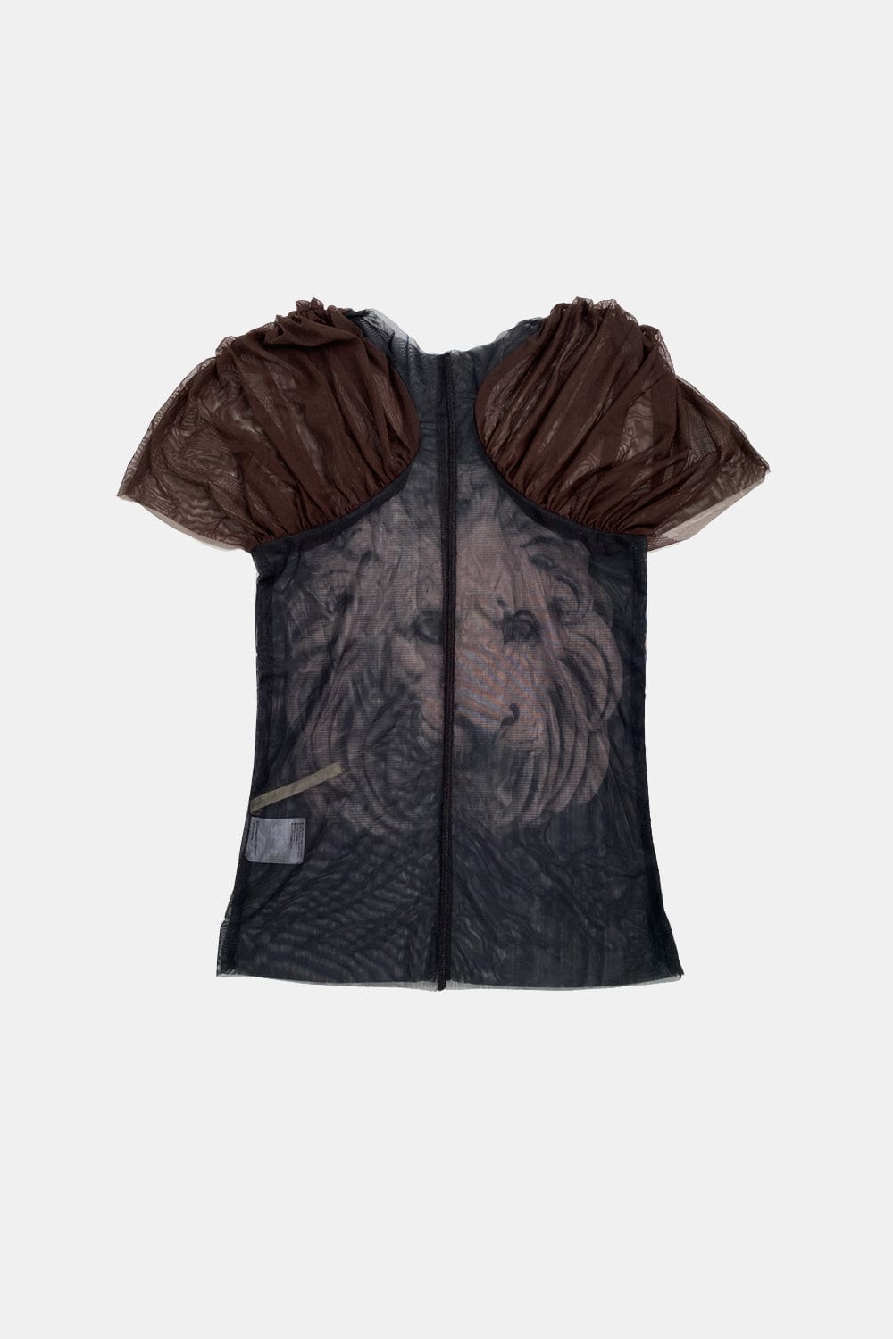 HALTERNECK MESH BLOUSE-Lalameemee-APOC STORE