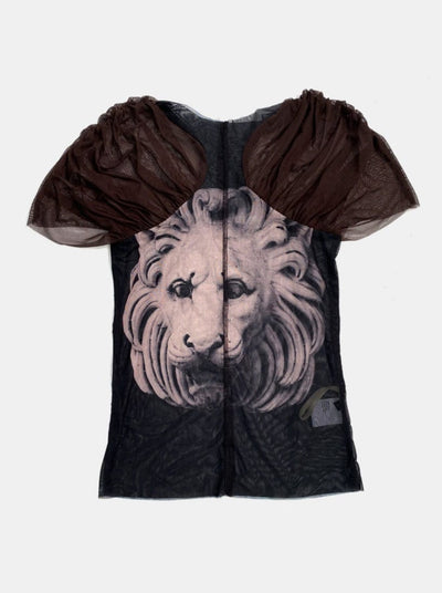 HALTERNECK MESH BLOUSE-Lalameemee-APOC STORE